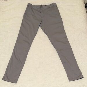 Birddog Men’s Stretch Slim Fit Pants - Gray Mist - 32x34 - LIKE NEW